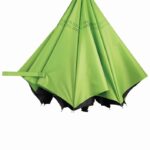 Parasol FLIPPED odwrotnie otwierany, kolor jasnozielony/czarny - obrazek 4