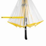 Automatyczny parasol VIP Ø103 cm, kolor  żółty-transparentny - obrazek 4