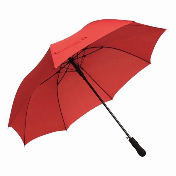 Parasol automatyczny, wiatroodporny PASSAT, kolor czerwony