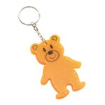 Brelok odblaskowy TEDDY, kolor pomarańczowy