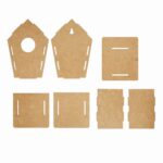 Budka dla ptaków ECO HOME, kolor drewniany - obrazek 3