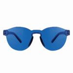 Okulary przeciwsłoneczne FANCY STYLE, kolor niebieski - obrazek 2