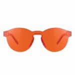 Okulary przeciwsłoneczne FANCY STYLE, kolor pomarańczowy - obrazek 2