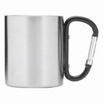 Kubek HIKING DAY, kolor czarny, srebrny - obrazek 2