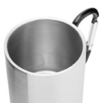 Kubek HIKING DAY, kolor czarny, srebrny - obrazek 3