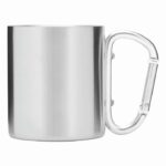 Kubek HIKING DAY, kolor srebrny - obrazek 2