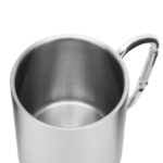 Kubek HIKING DAY, kolor srebrny - obrazek 3