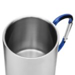 Kubek HIKING DAY, kolor niebieski, srebrny - obrazek 3