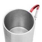 Kubek HIKING DAY, kolor czerwony, srebrny - obrazek 3