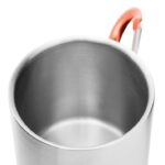 Kubek HIKING DAY, kolor pomarańczowy, srebrny - obrazek 3