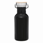 Aluminiowa butelka ECO TRANSIT, kolor czarny