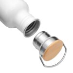 Aluminiowa butelka ECO TRANSIT, kolor biały - obrazek 3