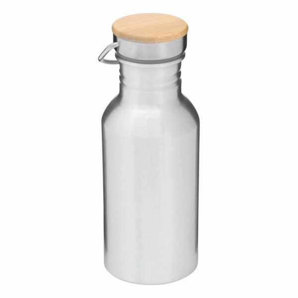 Aluminiowa butelka ECO TRANSIT, kolor srebrny