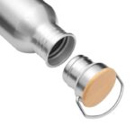 Aluminiowa butelka ECO TRANSIT, kolor srebrny - obrazek 3