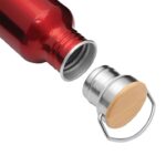 Aluminiowa butelka ECO TRANSIT, kolor czerwony - obrazek 3