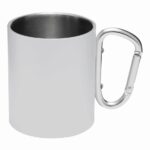 Kubek ze stali nierdzewnej DEEP VALLEY, kolor biały