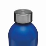 Aluminiowa butelka do picia JUMBO TRANSIT, kolor niebieski - obrazek 3