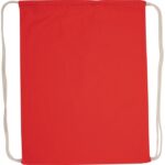 Worek bawełniany Ivo 140g/m2, kolor czerwony - obrazek 2