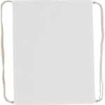 Worek bawełniany Ivo 140g/m5, kolor biały - obrazek 2