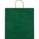 Torba papierowa duża 120 g/m2, kolor zielony - obrazek 2