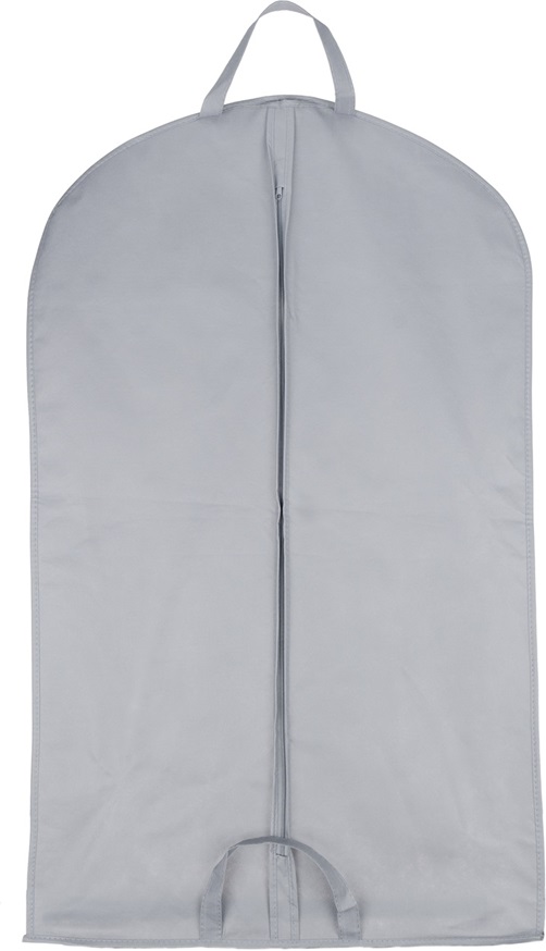 Pokrowiec na ubrania non-woven, kolor ciemnoszary