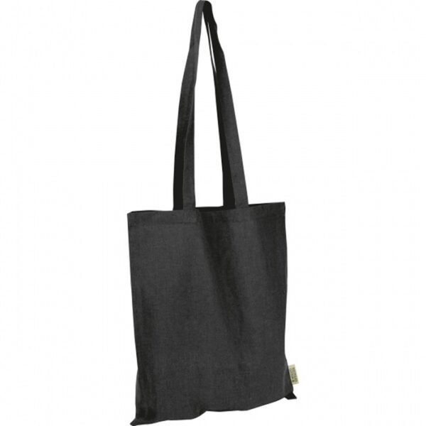 Torba bawełniana Giacomo 180g, kolor czarny - obrazek 2