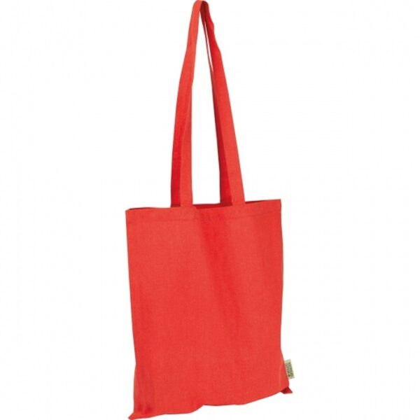 Torba bawełniana Giacomo 180g, kolor czerwony - obrazek 2