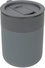 Kubek ceramiczny Adino 340 ml, kolor ciemnoszary - obrazek 3