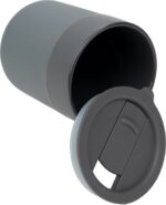 Kubek ceramiczny Adino 340 ml, kolor ciemnoszary - obrazek 4