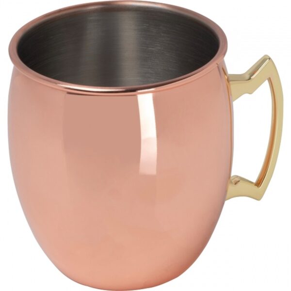 Kubek stalowy 500 ml CrisMa, kolor miedziany