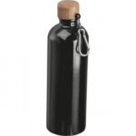 Butelka metalowa Niccola 750 ml, kolor czarny
