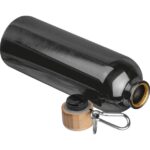 Butelka metalowa Niccola 750 ml, kolor czarny - obrazek 3