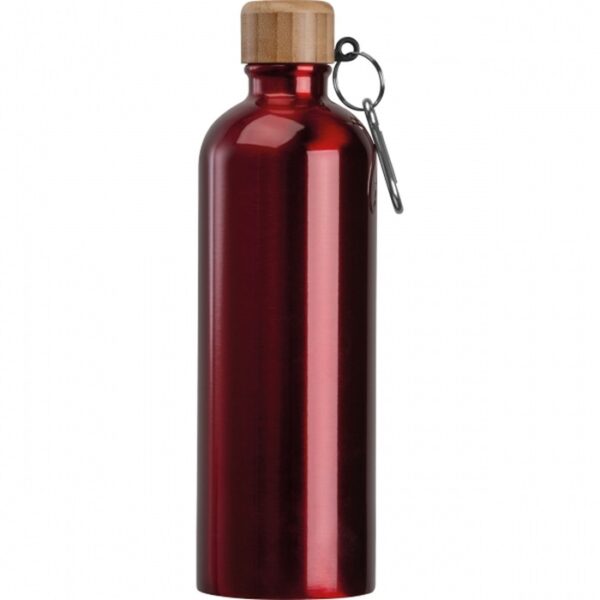 Butelka metalowa Niccola 750 ml, kolor czerwony - obrazek 3