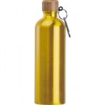Butelka metalowa Niccola 750 ml, kolor żółty - obrazek 3