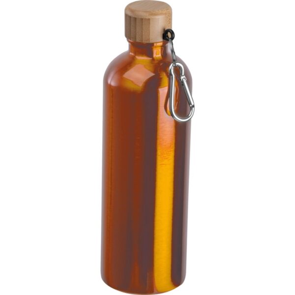 Butelka metalowa Niccola 750 ml, kolor pomarańczowy