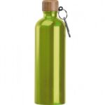 Butelka metalowa Niccola 750 ml, kolor jasnozielony - obrazek 3
