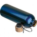 Butelka metalowa Niccola 750 ml, kolor granatowy - obrazek 2
