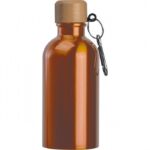 Butelka metalowa Mattia 400 ml, kolor pomarańczowy - obrazek 3
