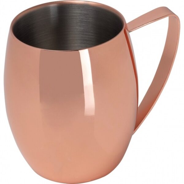 Kubek stalowy 400 ml CrisMa, kolor miedziany