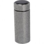 Butelka termiczna 350 ml z cyrkoniami, kolor szary