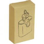 Mini piersiówka - brelok 30 ml, kolor szary - obrazek 5