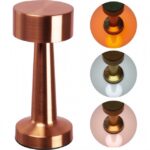 Lampka stołowa, kolor miedziany