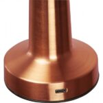 Lampka stołowa, kolor miedziany - obrazek 4