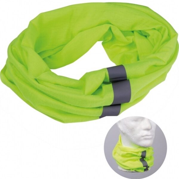 Bandana odblaskowa, kolor żółty