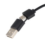 Kabel z ładowarką indukcyjną 4w1, kolor beżowy - obrazek 3