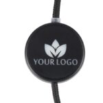 Kabel 4w1 z podświetlnym logo - LH-ZM02, kolor czarny - obrazek 4