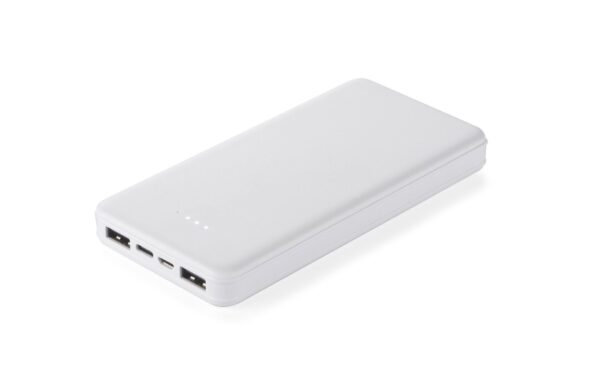 Powerbank SIMPLE 10000 mAh, kolor biały