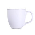Kubek Americano Pure, kolor biało/czarny - obrazek 4